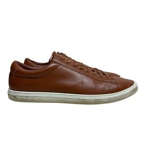 Oliver Cabell Low 1 Lion Mens Brown Leather‎ Top Sneakers Casual EU 46 US 13